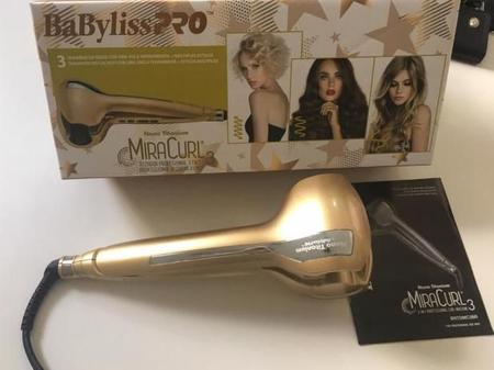 Imagem de Modelador de Cachos MiraCurl Pro 3 Gold Babyliss Nano Titanium Profissional By Roger (C3)