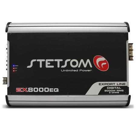 Imagem de Módulo Amplificador Stetsom Export Line EX 8000EQ 8000W RMS 2 Ohms 1 Canal