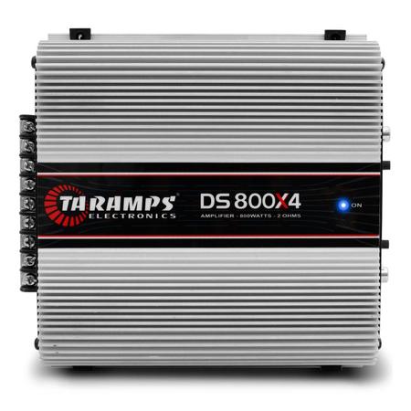 Imagem de Módulo Amplificador Taramps DS 800X4 800W RMS 4 Canais 2 Ohms Classe D+ Cabo RCA Stetsom 5M 2mm²