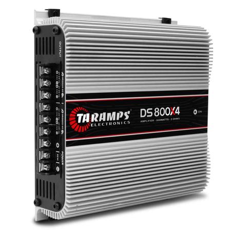 Imagem de Módulo Amplificador Taramps Ds 800x4 + Controle De Longa Distância Tlc-3000