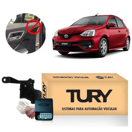 Imagem de Modulo de Trava Elétrica Tury Toyota Etios X/XS TRX31C Speed Lock + trava mestra