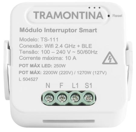 Imagem de Módulo Interruptor Smart Tramontina com 1 Canal