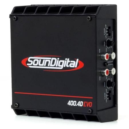 Imagem de Modulo Soundigital Sd 400 X 4 400w Rms Amplificador Digital