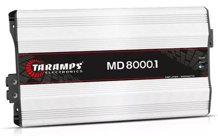 Imagem de Modulo Taramps Md 8000.1 2 Ohm 8000w Amplificador Automotivo