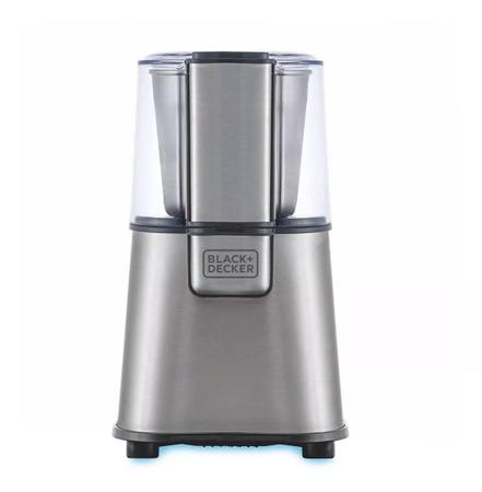 Moedor De Cafe Eletrico e Grãos Inox Gourmand MG200 Black Decker Imagem de Moedor De Cafe Eletrico e Grãos Inox Gourmand MG200 Black Decker