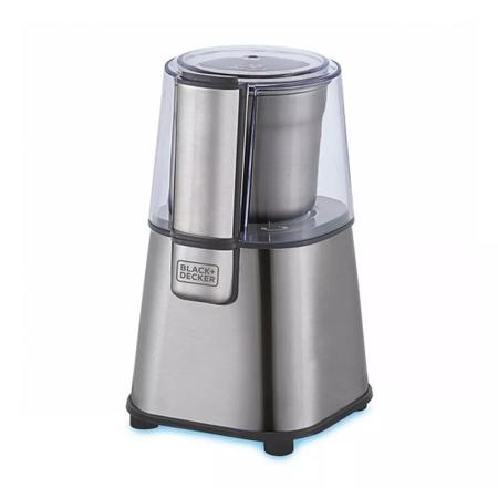 Moedor De Cafe Eletrico e Grãos Inox Gourmand MG200 Black Decker Imagem de Moedor De Cafe Eletrico e Grãos Inox Gourmand MG200 Black Decker