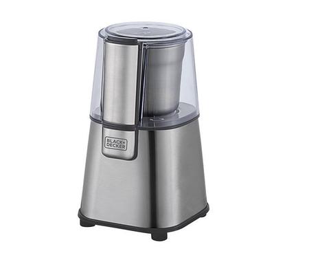 Moedor De Graos Em Inox 180-220W 220V Black Decker - Black-decker Imagem de Moedor De Graos Em Inox 180-220W 220V Black Decker