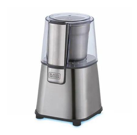 Moedor de graos em inox 180-220w 220v mg200-b2 b+d - BLACK DECKER Imagem de Moedor de graos em inox 180-220w 220v mg200-b2 b+d - BLACK DECKER