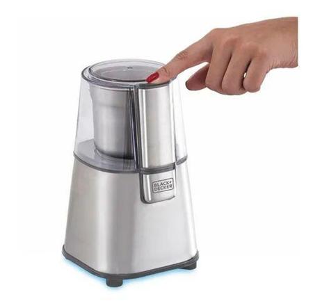 Moedor de graos em inox 180-220w 220v mg200-b2 b+d - BLACK DECKER Imagem de Moedor de graos em inox 180-220w 220v mg200-b2 b+d - BLACK DECKER