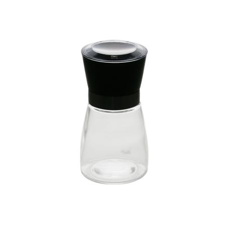 Imagem de Moedor de Tempero Transparente com Tampa Preto 170ml 7843 Lyor