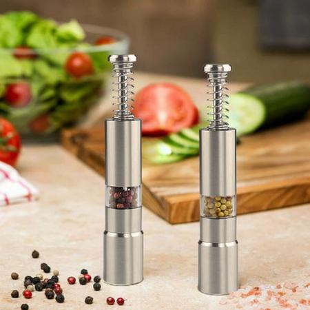 Moedor Gourmet Manual Grãos Sal Pimenta Temperos Especiarias Cozinha Inox - Clink Imagem de Moedor Gourmet Manual Grãos Sal Pimenta Temperos Especiarias Cozinha Inox