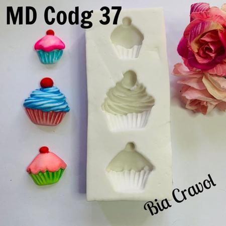 Molde de Silicone - codg 39 - Cupcake Fofinho - MD Moldes