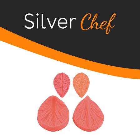 Imagem de Molde de Silicone com Formato de Folha Grande - SilverChef