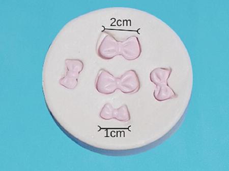 Molde de silicone - mini laços - MODELE Imagem de Molde de silicone - mini laços