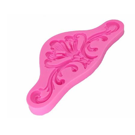 Imagem de Molde De Silicone Para Confeitaria Artesanato Arabesco Vintage Decoração Bolos Pasta Americana Doces F 474