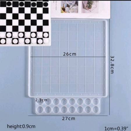 Molde de Silicone Peças de Xadrez 2461