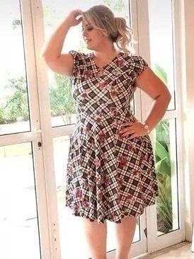 Imagem de Molde Vestido Plus Size Modelagem Ate G5 Por Correios