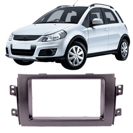 Imagem de Moldura 2 Din 7 Polegadas para SX4 2009 2010 2011 2012 2013 2014 2015 Preto Japonês/Chinês Expex - EPX 239