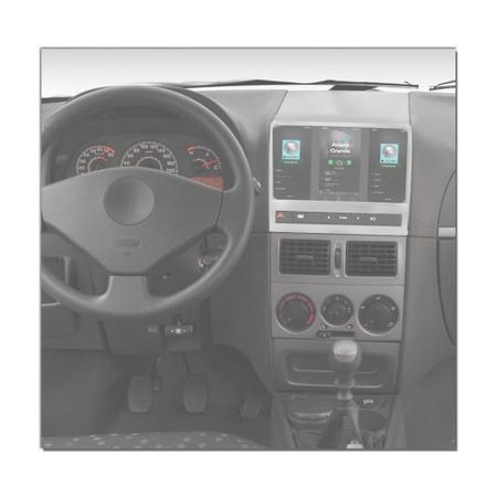 Imagem de Moldura 9 fiat palio, siena, strada, idea, 2008 a 2012 prata