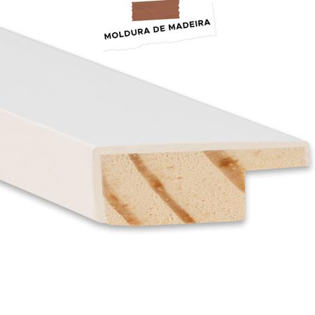 Imagem de Moldura A4 Com Vidro Atacado 21x30 cm Kit 5  Peças Natural Preta e Branca