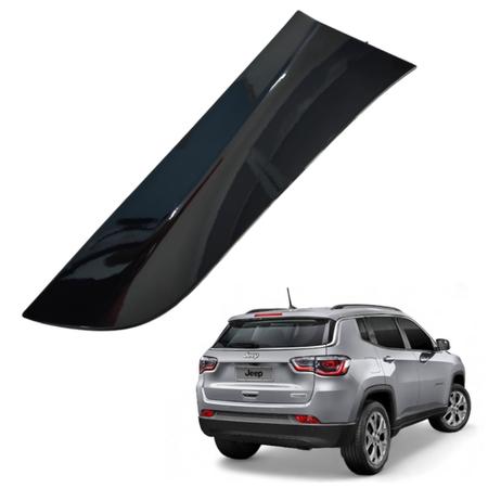 Imagem de Moldura Aplique Tampa Traseira Jeep Compass 2017 2018 2019 2020 2021 2022 2023 2024 Lado Direito