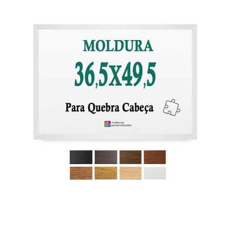 Imagem de Moldura Branca 36,5X49,5 Quebra Cabeça 500 Pcs Petg