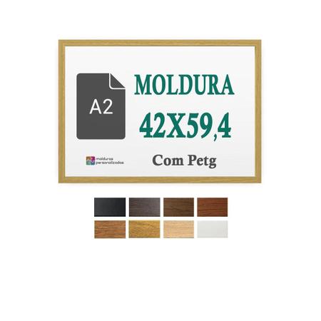 Imagem de Moldura Cru 42X59,4 Cm Para A2 Impresso Arte Quadro Petg