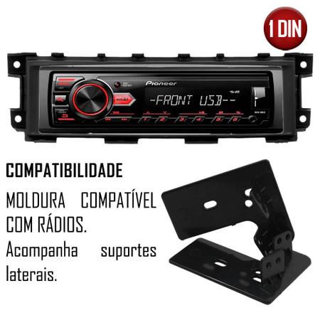 Imagem de Moldura de Painel 1 Din Hyundai HB20 Para Cd Player e Dvd Player