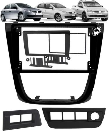 Moldura Painel 2 Din 9 Polegadas Gol Saveiro Voyage G5 Black - Ludovico Imagem de Moldura Painel 2 Din 9 Polegadas Gol Saveiro Voyage G5 Black