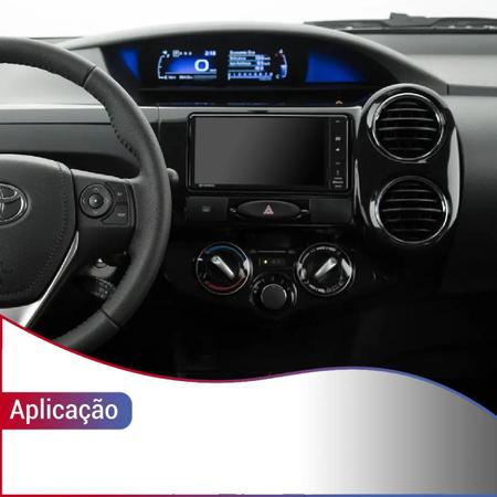 Imagem de Moldura Painel Dvd 2Din Toyota Corolla Etios Hilux Sw4