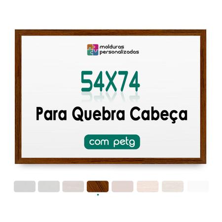 Imagem de Moldura para Quebra Cabeça de 1.000 Peças 54x74 com Petg