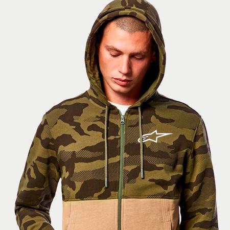 Hoodie verde militar clearance