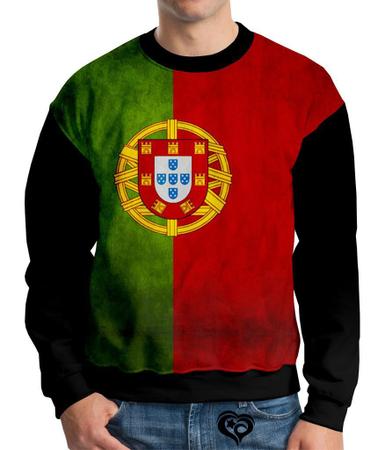 Imagem de Moletom Bandeira Portugal Adulto UNISSEX Blusa casaco