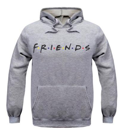 Moletom Blusa de Frio Canguru Friends Feminino Masculino Mena