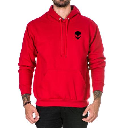 Moletom Blusa de Frio Casaco Grandes Marcas Alien Logo Capuz