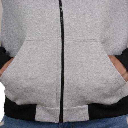 Moletom Blusa De Frio Jaqueta De Zíper Unissex Com Capuz - CWB Imagem de Moletom Blusa De Frio Jaqueta De Zíper Unissex Com Capuz