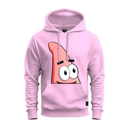 Imagem de Moletom Com Bolso Capuz Estampado Unissex Confortável Patrick