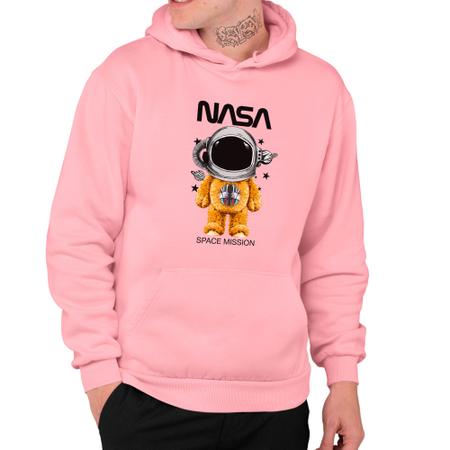 Moletom nasa store rosa