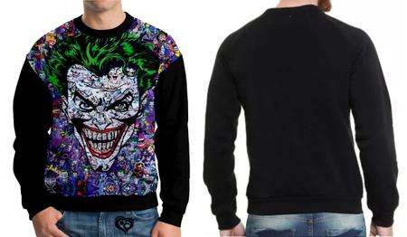 Imagem de Moletom Coringa Infantil UNISSEX Joker Blusa Casaco