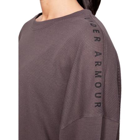 Imagem de Moletom de Treino Feminino Under Armour Mesh Around Oversize Crew