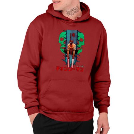 Moletom Estampada Chainsaw man Motosserra Logo Anime - Shap Life