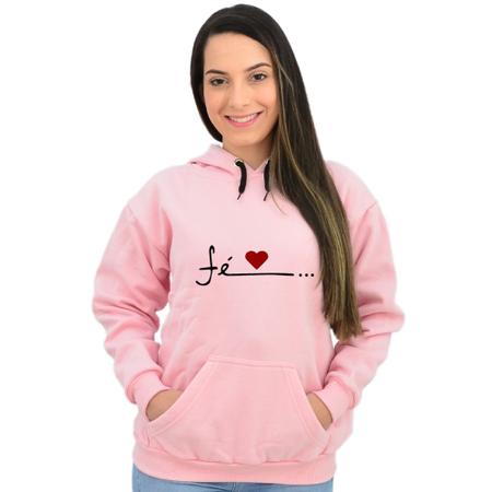moletom f blusa de frio frase gospel agasalho canguru harpagus