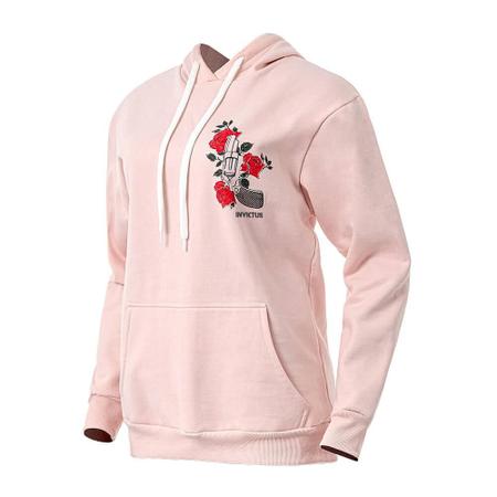 Moletom Feminino Girl Power Invictus Capuz Bolso Canguru Moletom