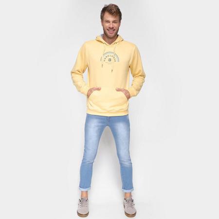 loose neck moletom com capuz