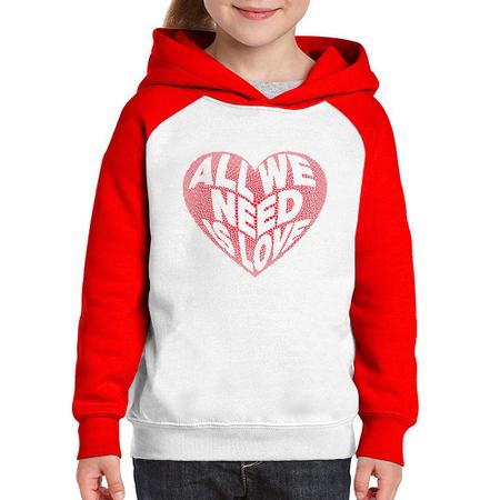 Imagem de Moletom Infantil All We Need Is Love - Foca na Moda