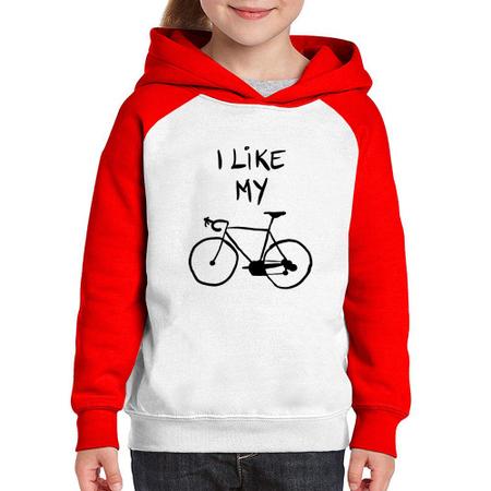 Imagem de Moletom Infantil I Like My Bike - Foca na Moda