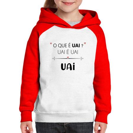 Imagem de Moletom Infantil Uai é uai, uai - Foca na Moda