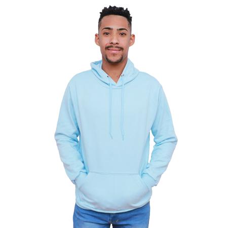 Moletom hotsell azul liso