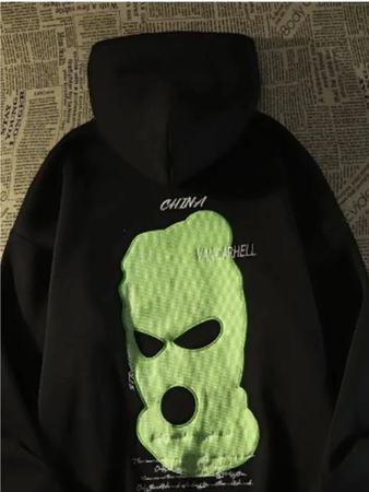 Moletom Masculino Rapper trapstar Blusa de Frio Casaco Style - Sidecoat Imagem de Moletom Masculino Rapper trapstar Blusa de Frio Casaco Style