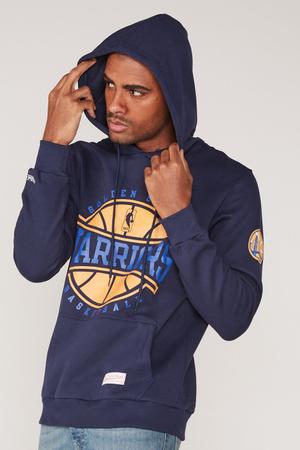 warriors black moletom com capuz